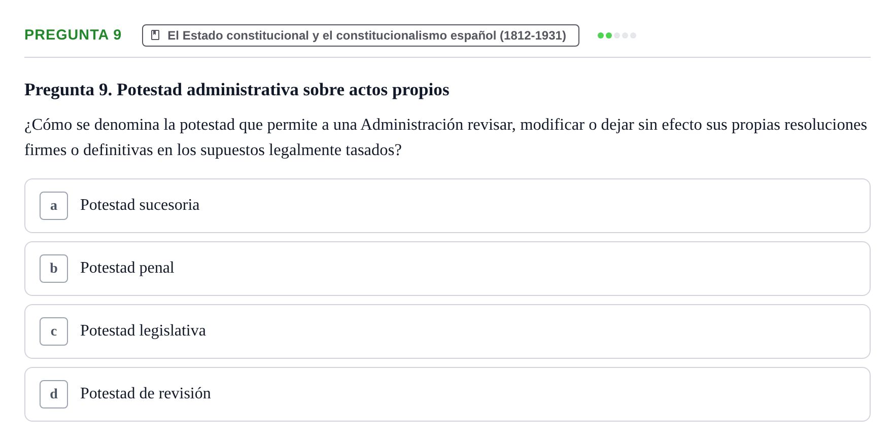 Enunciado: Pregunta 9