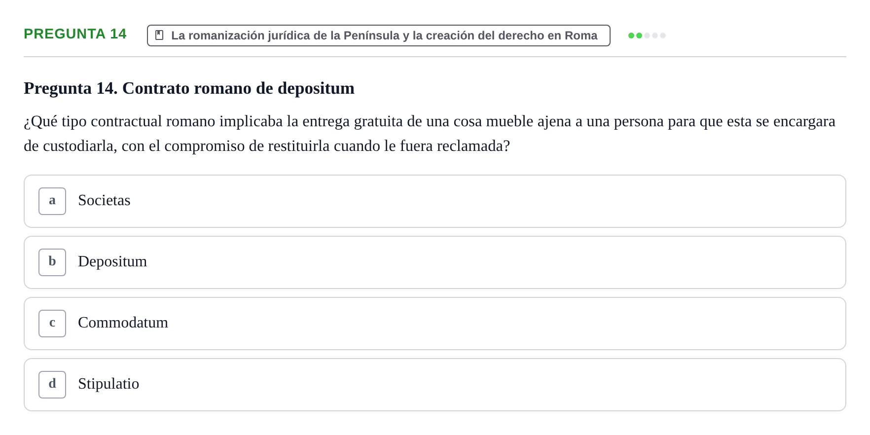 Enunciado: Pregunta 14