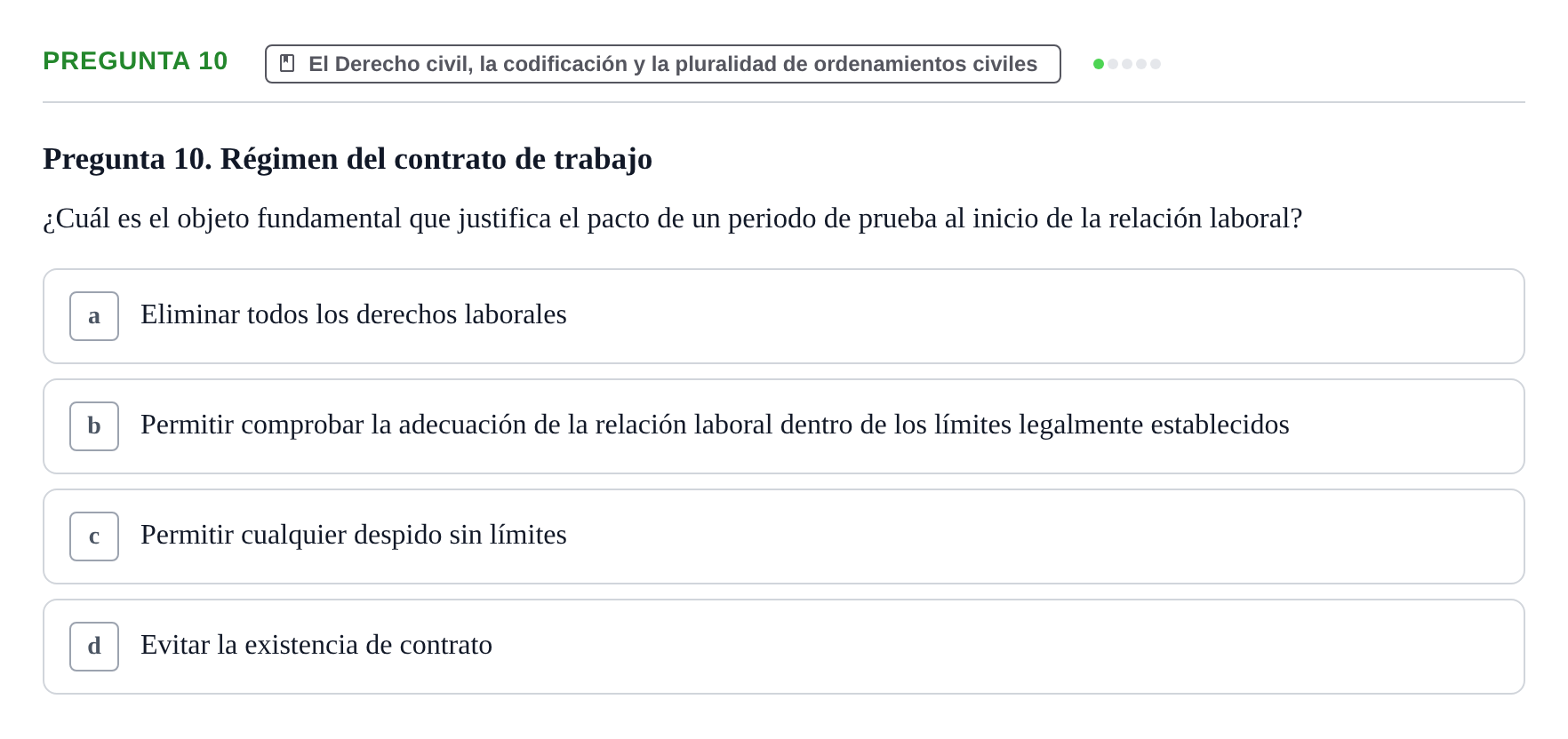 Enunciado: Pregunta 10