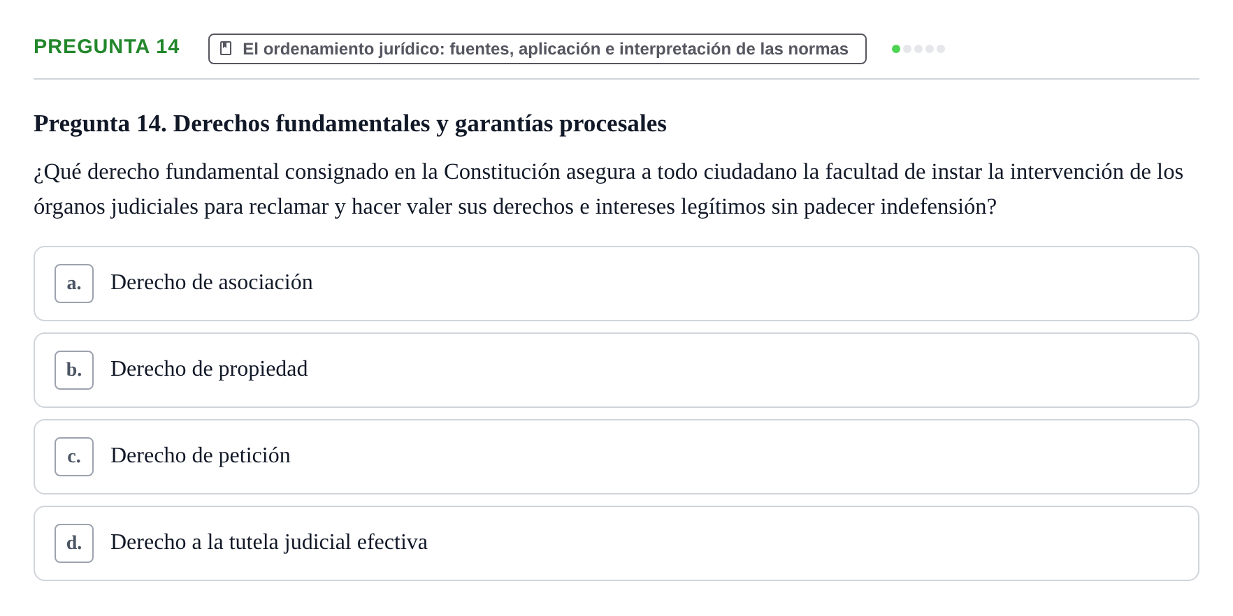 Enunciado: Pregunta 14