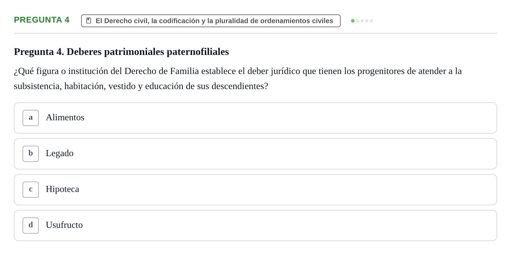 Enunciado: Pregunta 4