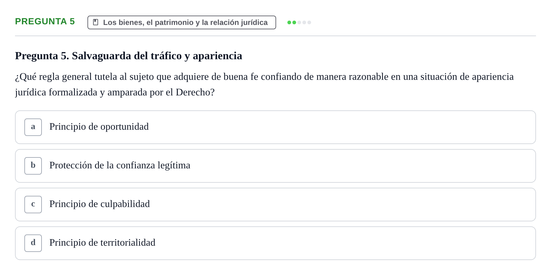 Enunciado: Pregunta 5