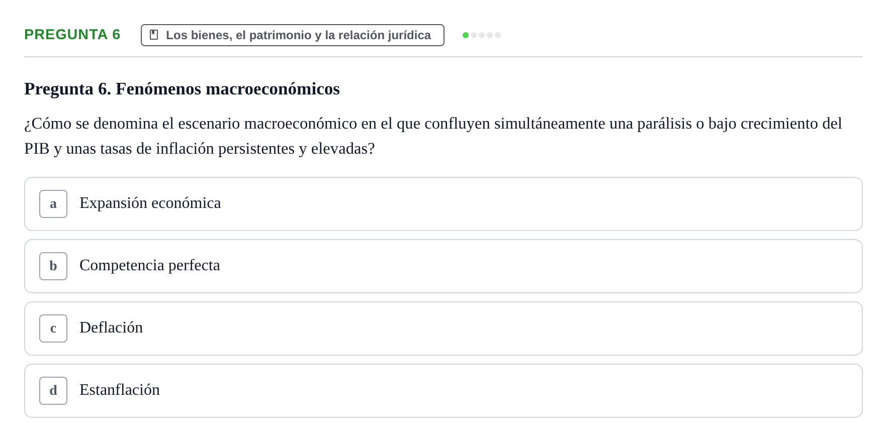 Enunciado: Pregunta 6