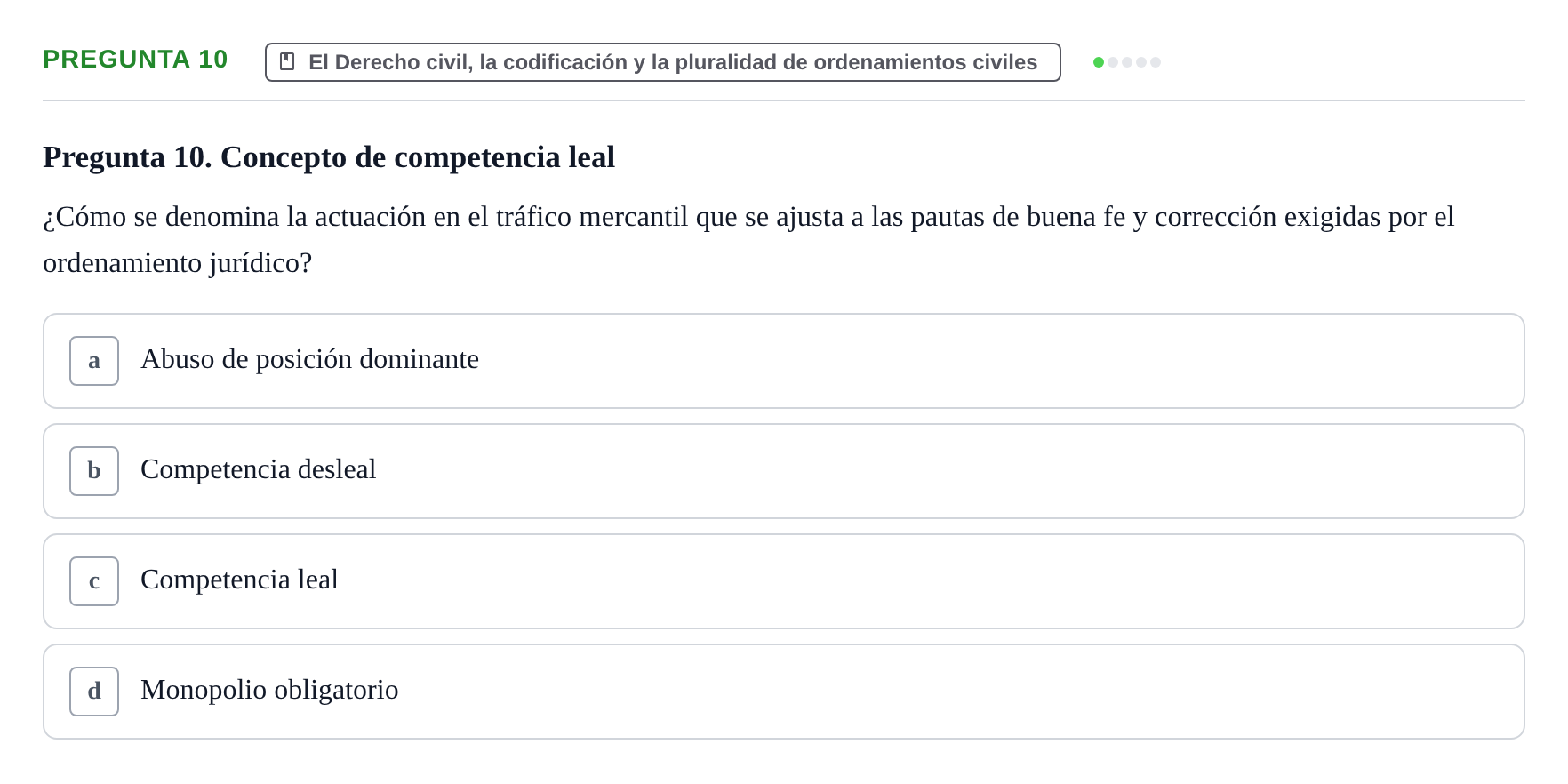 Enunciado: Pregunta 10