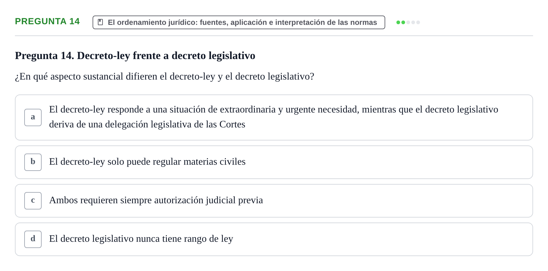 Enunciado: Pregunta 14