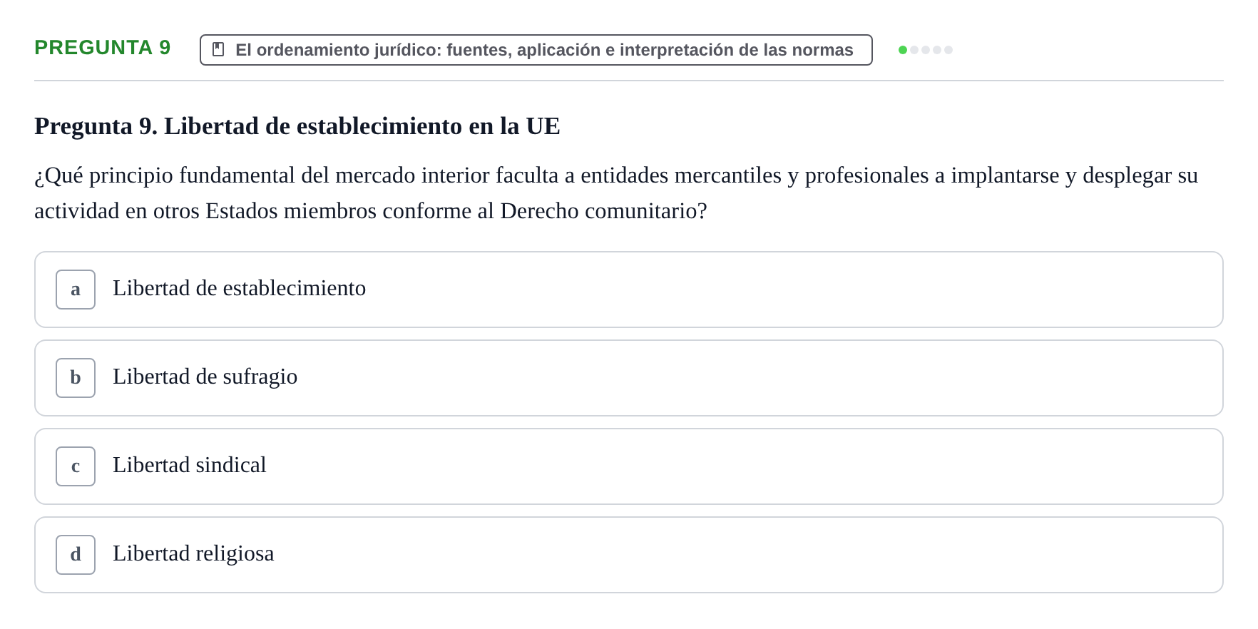 Enunciado: Pregunta 9