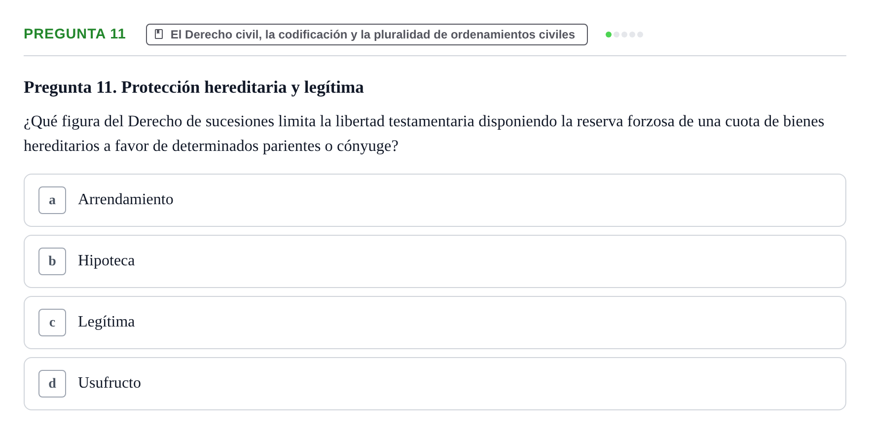 Enunciado: Pregunta 11