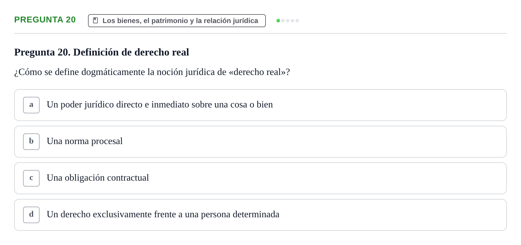 Enunciado: Pregunta 20