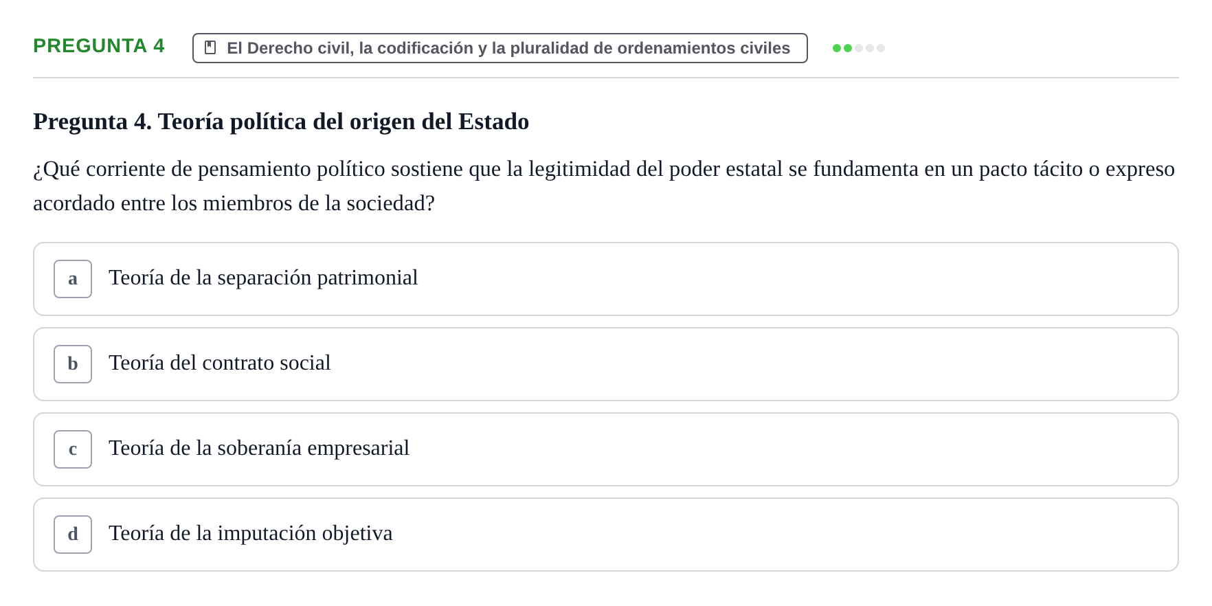 Enunciado: Pregunta 4