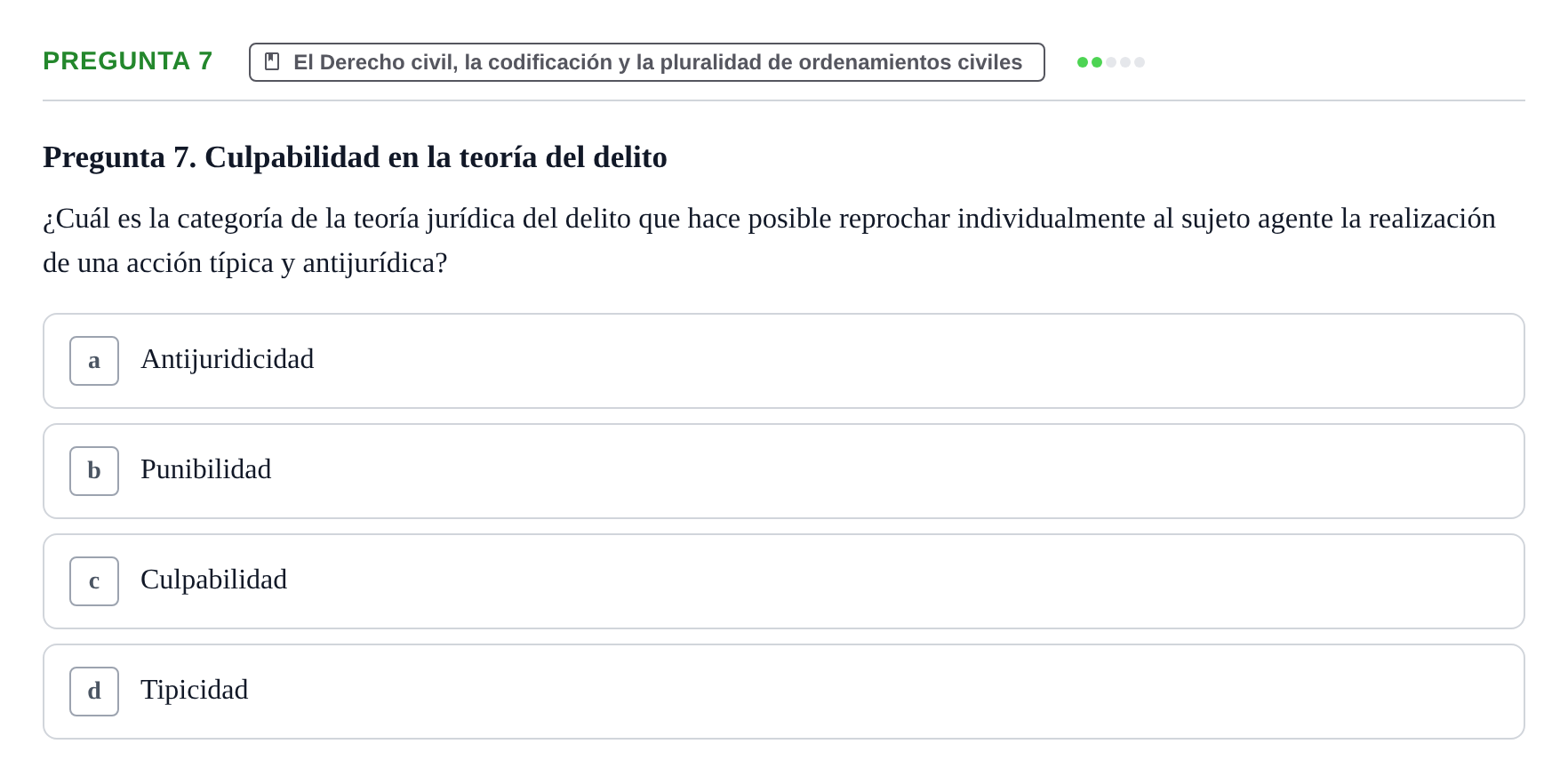 Enunciado: Pregunta 7