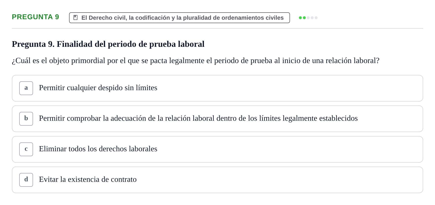 Enunciado: Pregunta 9