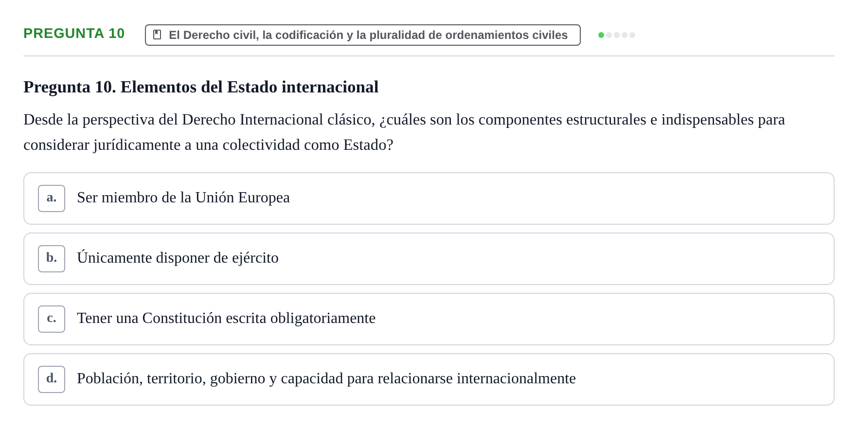 Enunciado: Pregunta 10