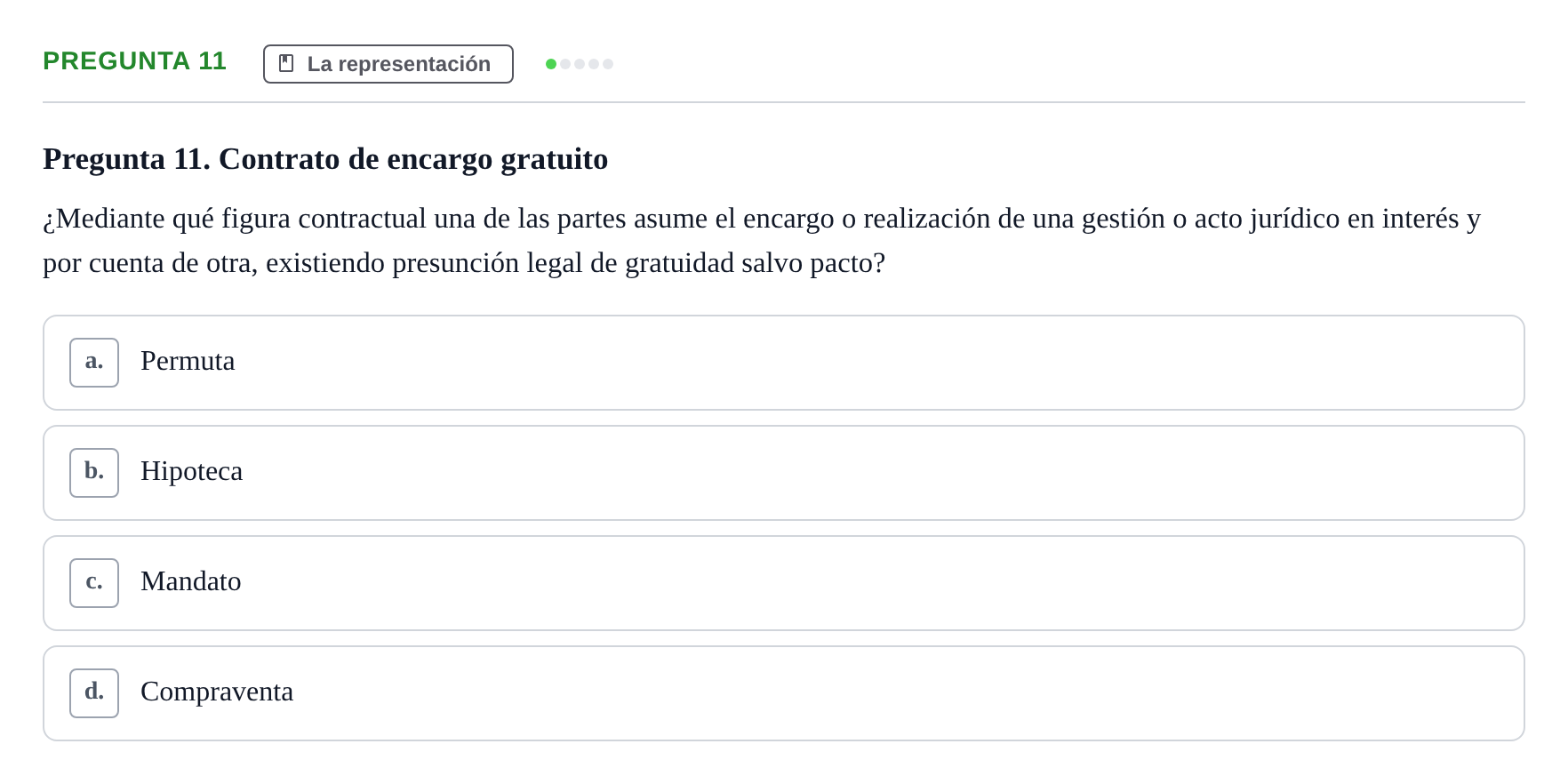 Enunciado: Pregunta 11