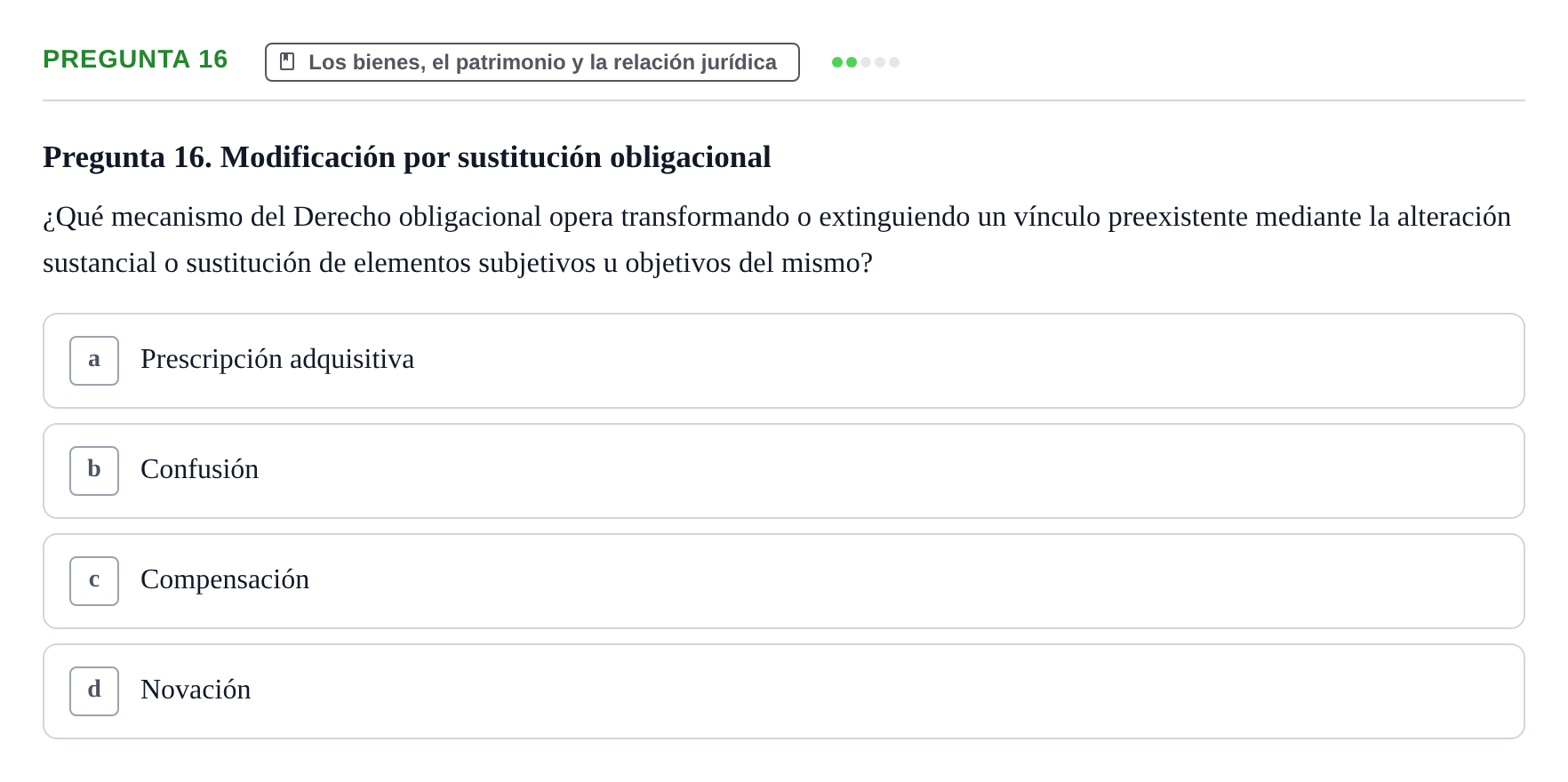 Enunciado: Pregunta 16