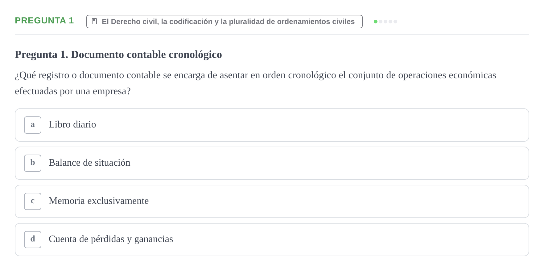 Enunciado: Pregunta 1