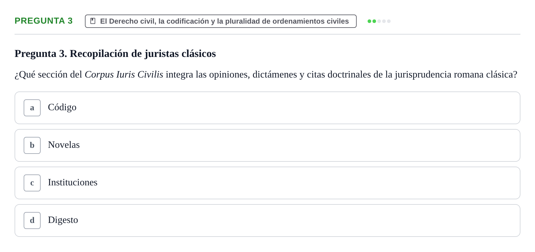 Enunciado: Pregunta 3