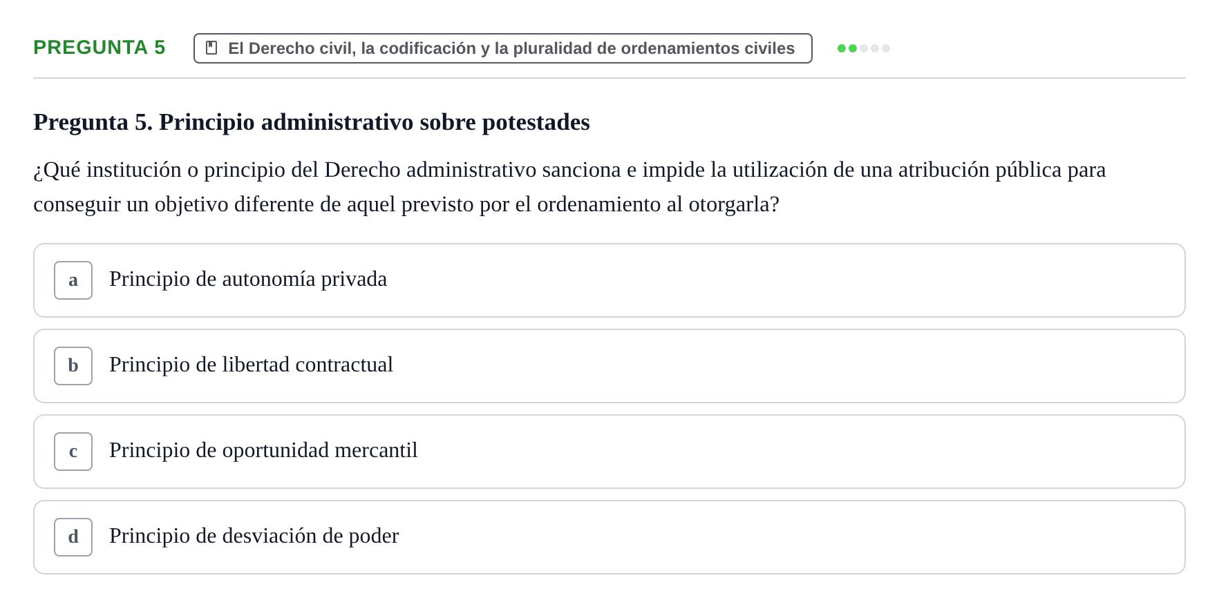 Enunciado: Pregunta 5