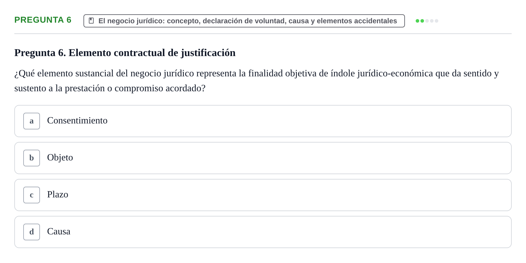 Enunciado: Pregunta 6