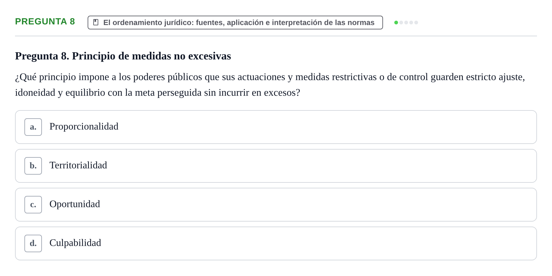 Enunciado: Pregunta 8