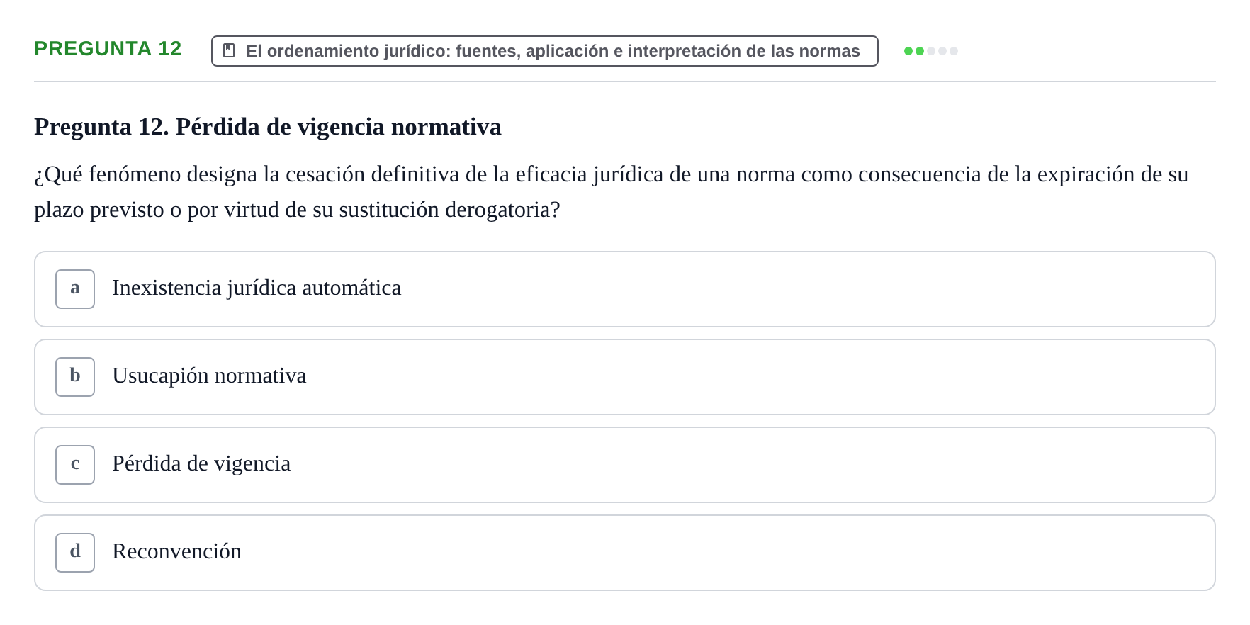 Enunciado: Pregunta 12