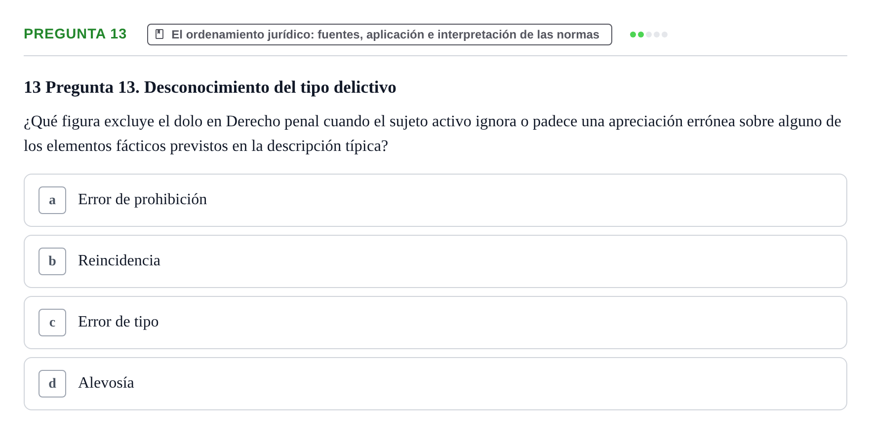 Enunciado: Pregunta 13