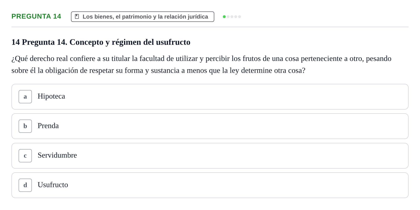 Enunciado: Pregunta 14
