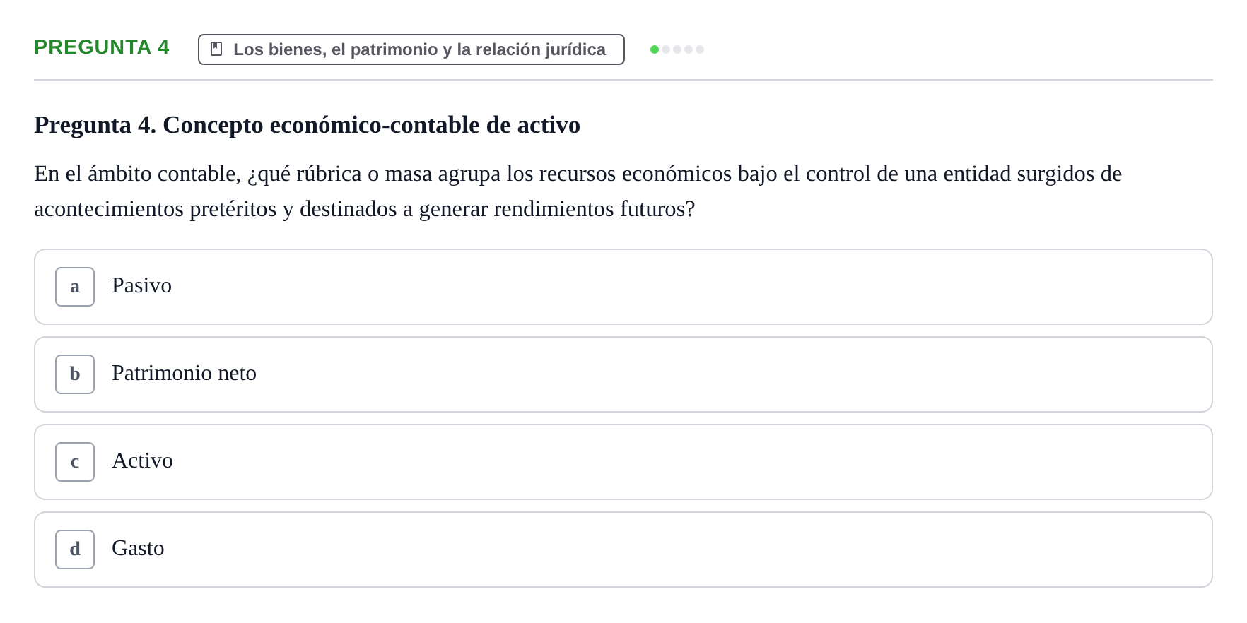 Enunciado: Pregunta 4