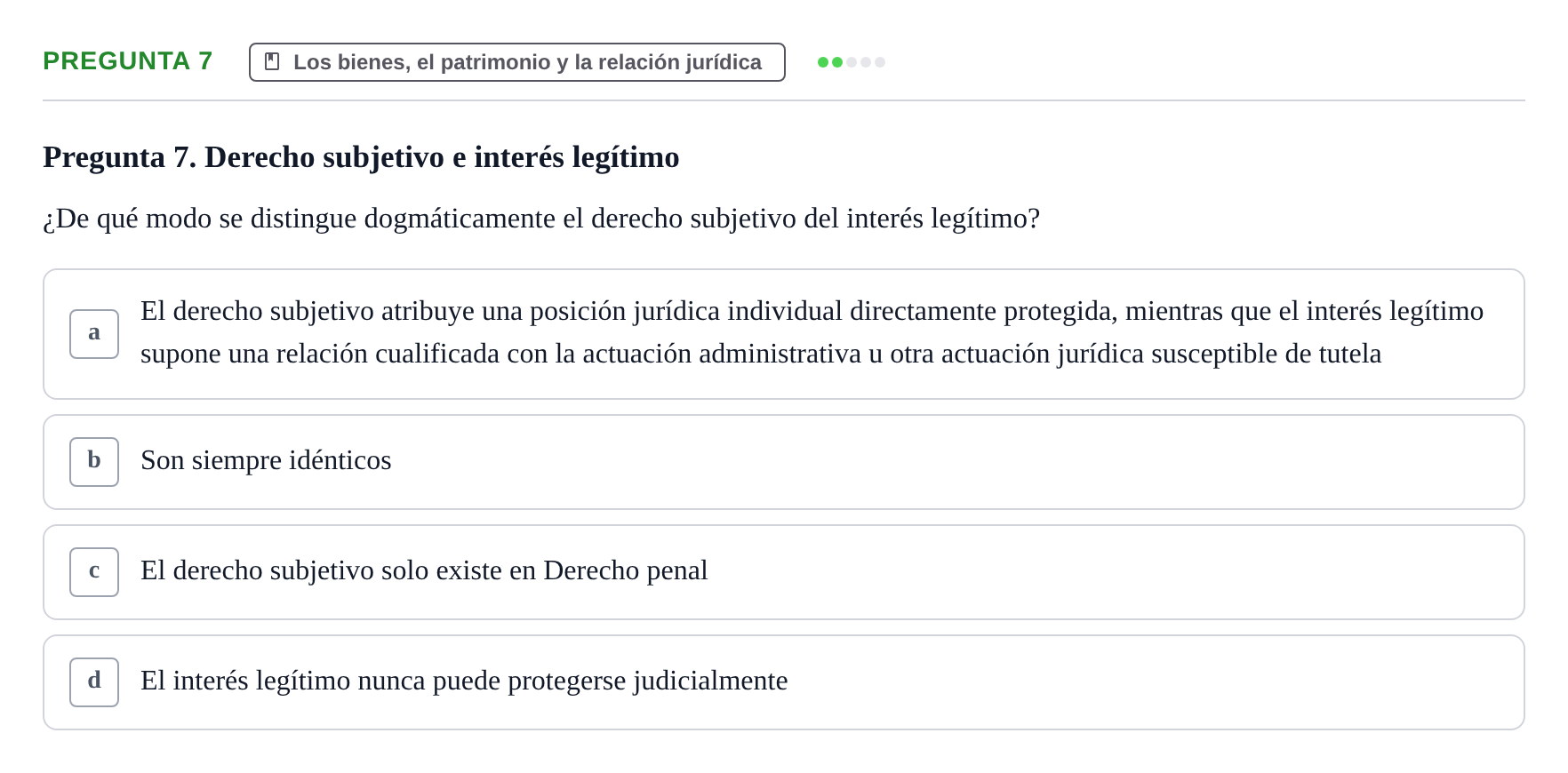 Enunciado: Pregunta 7