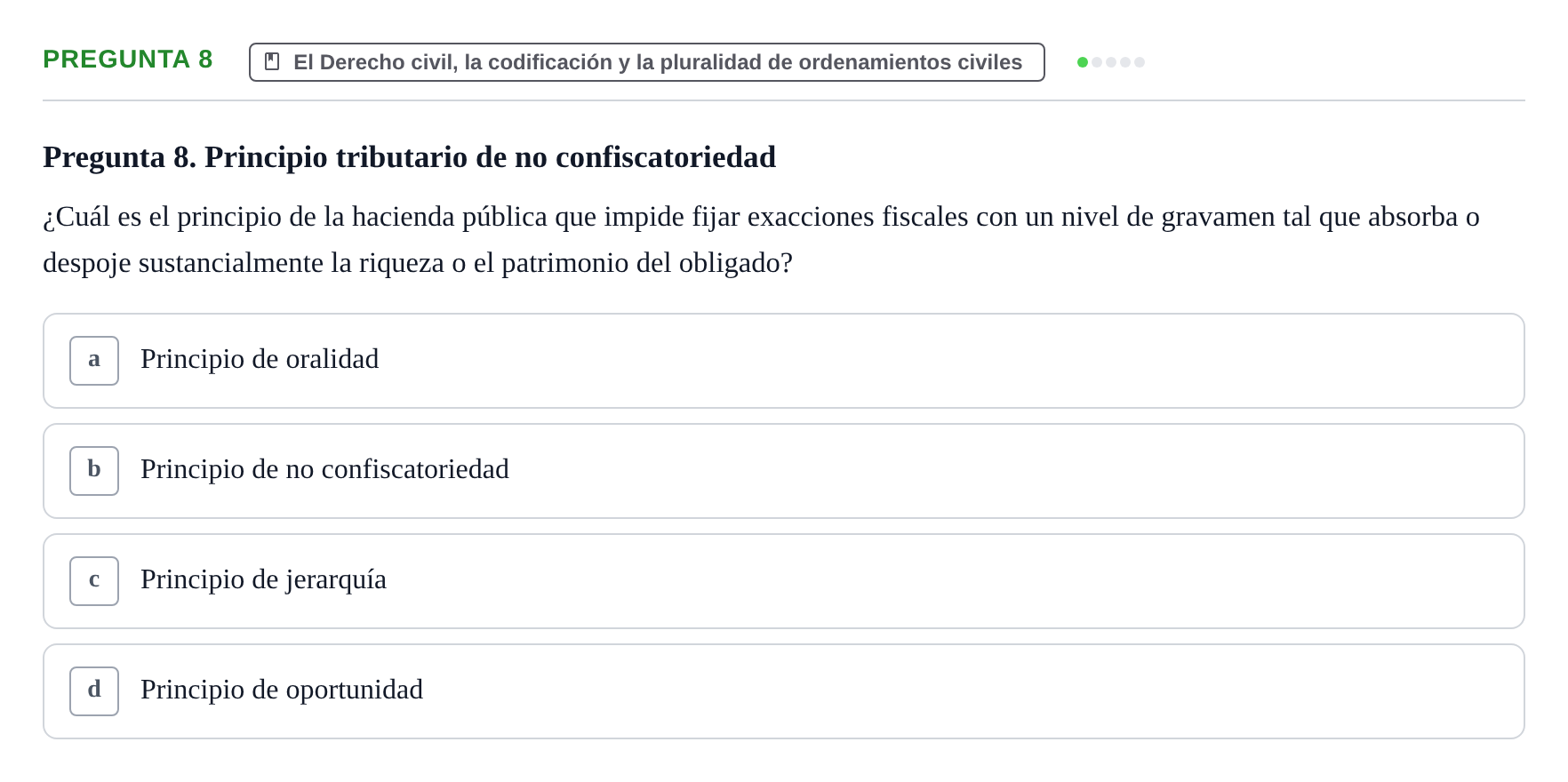 Enunciado: Pregunta 8