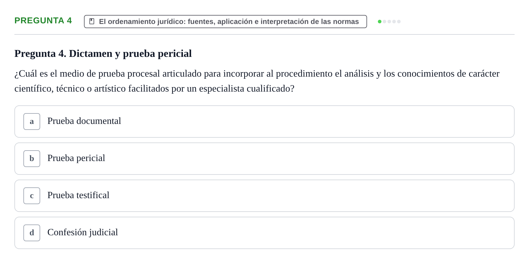 Enunciado: Pregunta 4