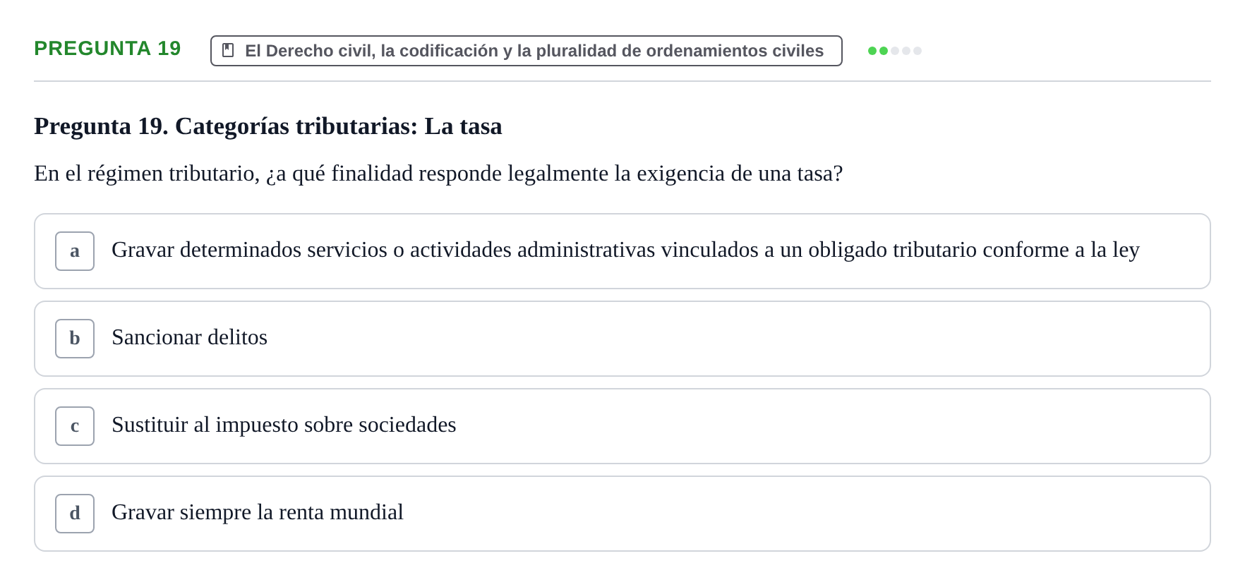 Enunciado: Pregunta 19