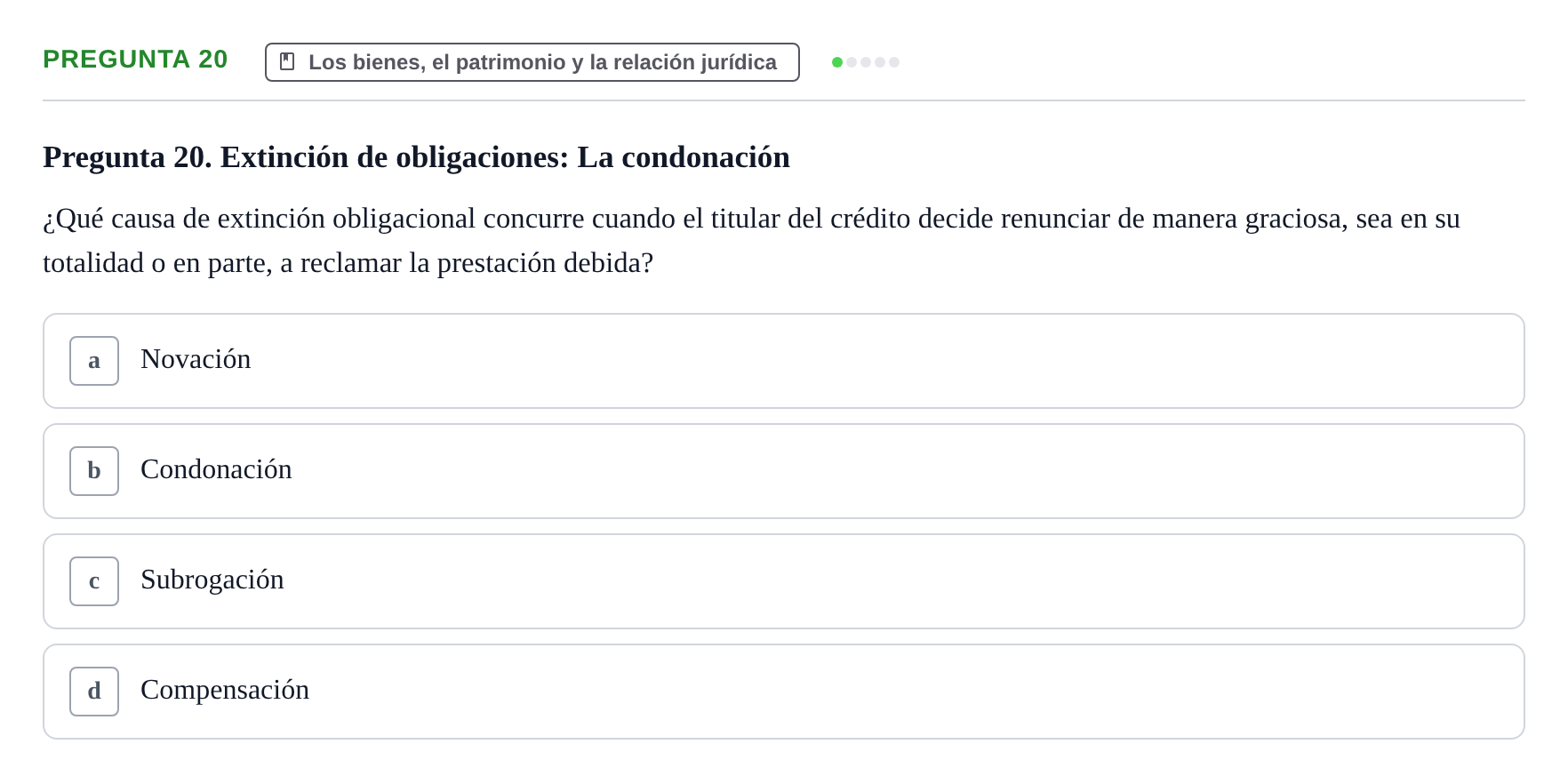 Enunciado: Pregunta 20