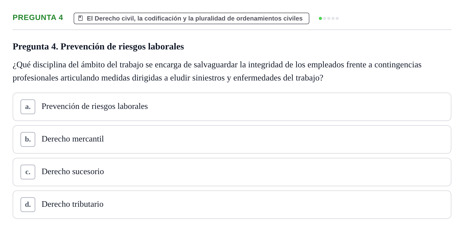Enunciado: Pregunta 4
