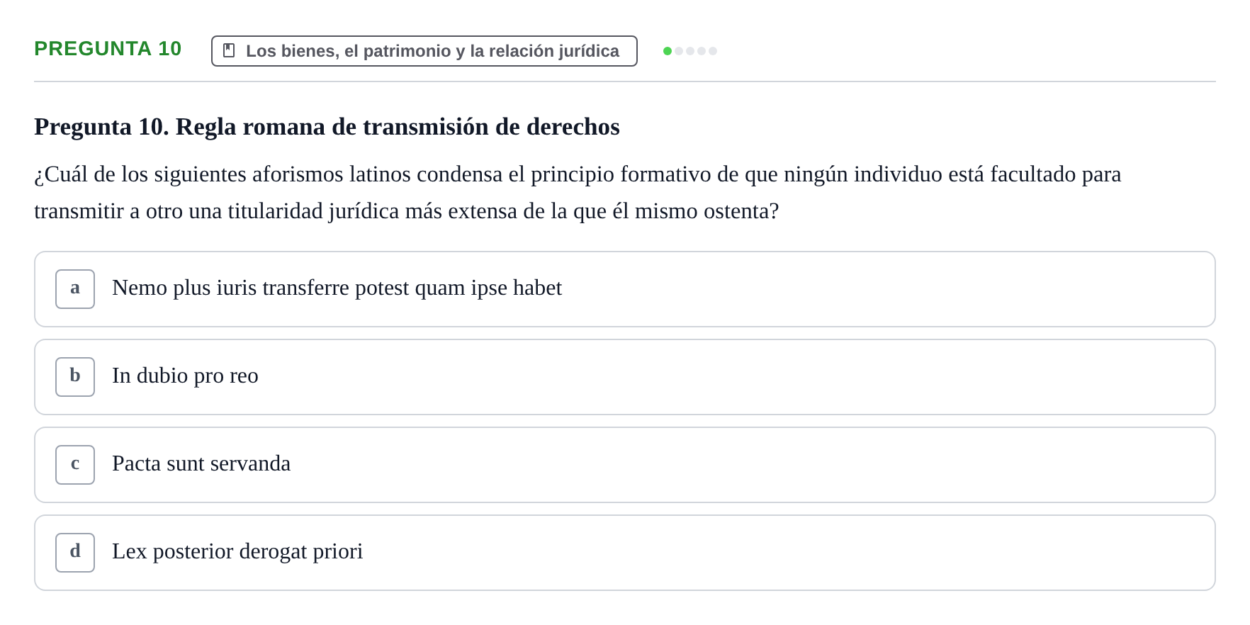 Enunciado: Pregunta 10
