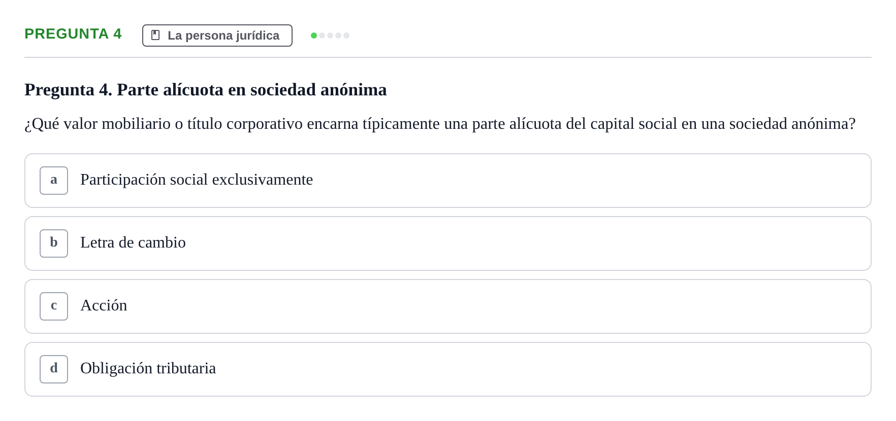 Enunciado: Pregunta 4