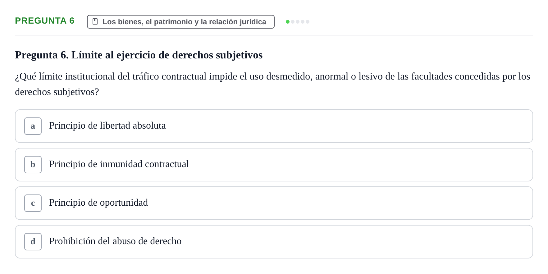 Enunciado: Pregunta 6