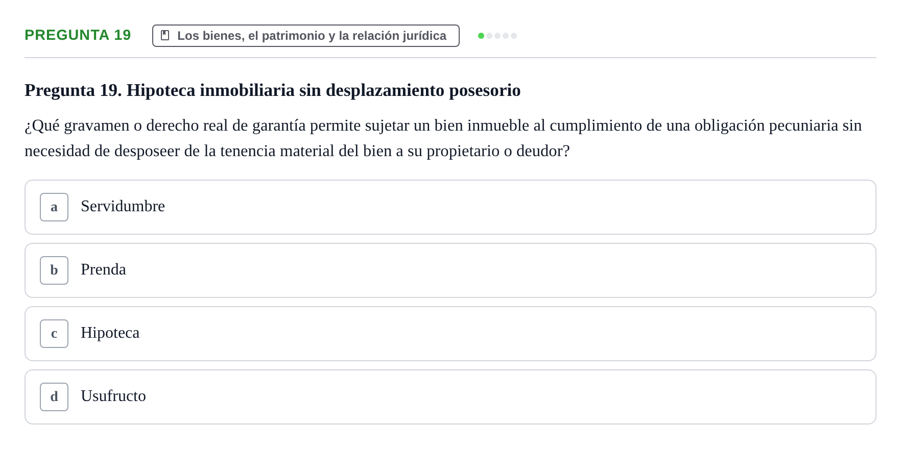 Enunciado: Pregunta 19