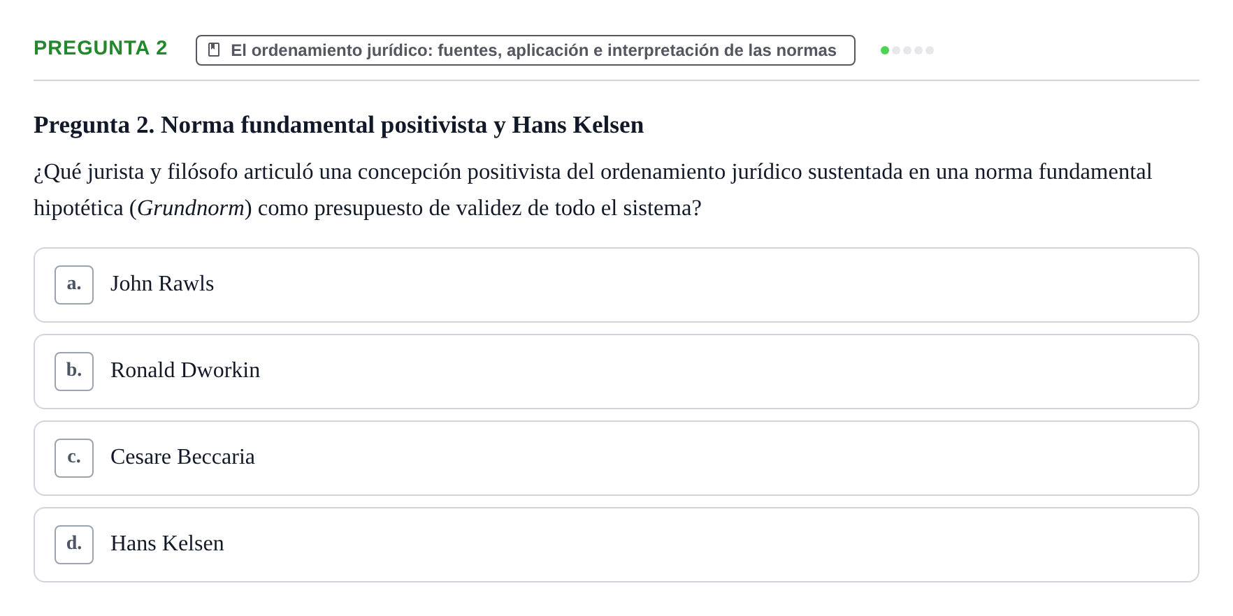 Enunciado: Pregunta 2