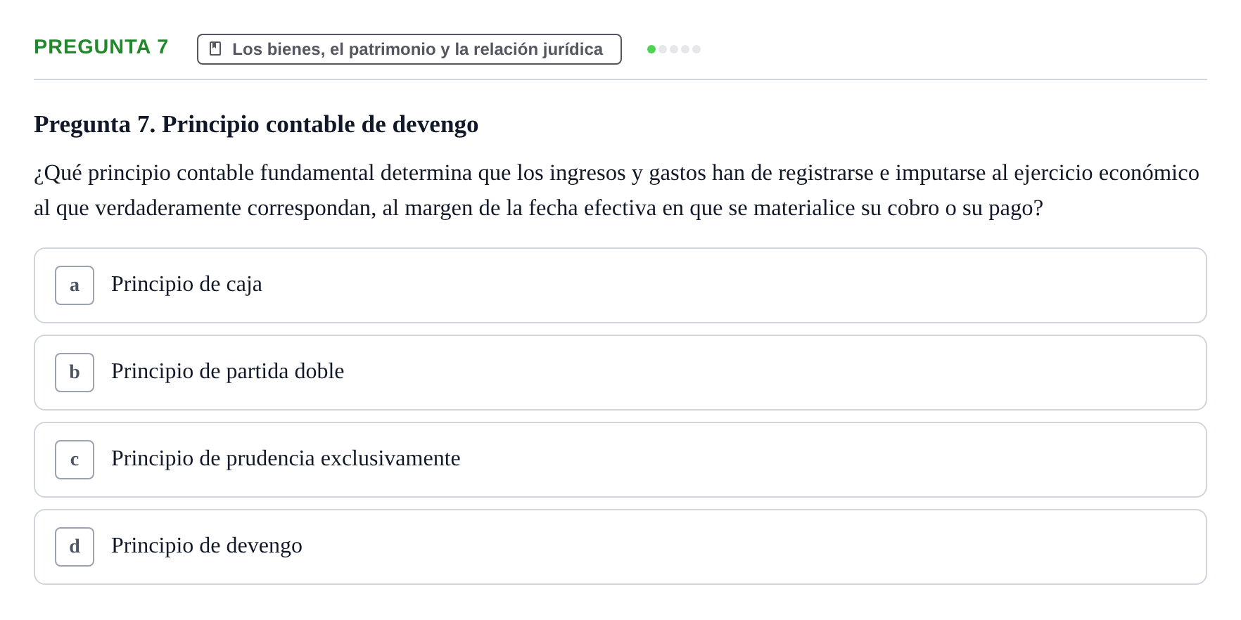 Enunciado: Pregunta 7