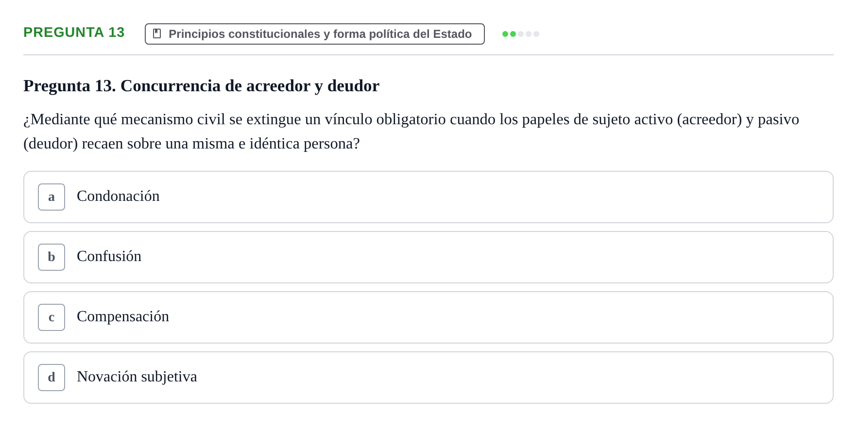 Enunciado: Pregunta 13