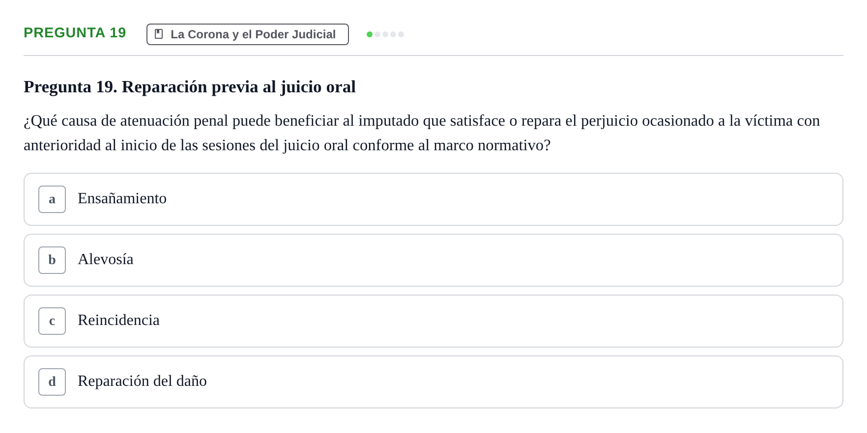 Enunciado: Pregunta 19