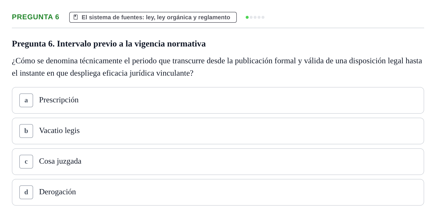 Enunciado: Pregunta 6