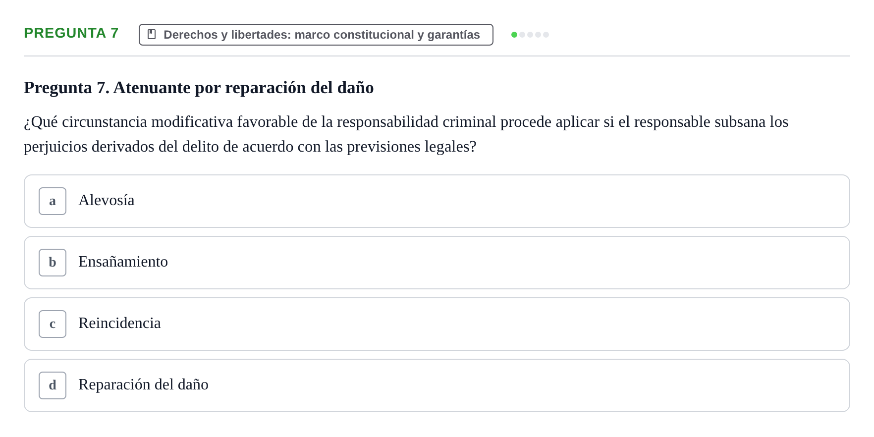 Enunciado: Pregunta 7