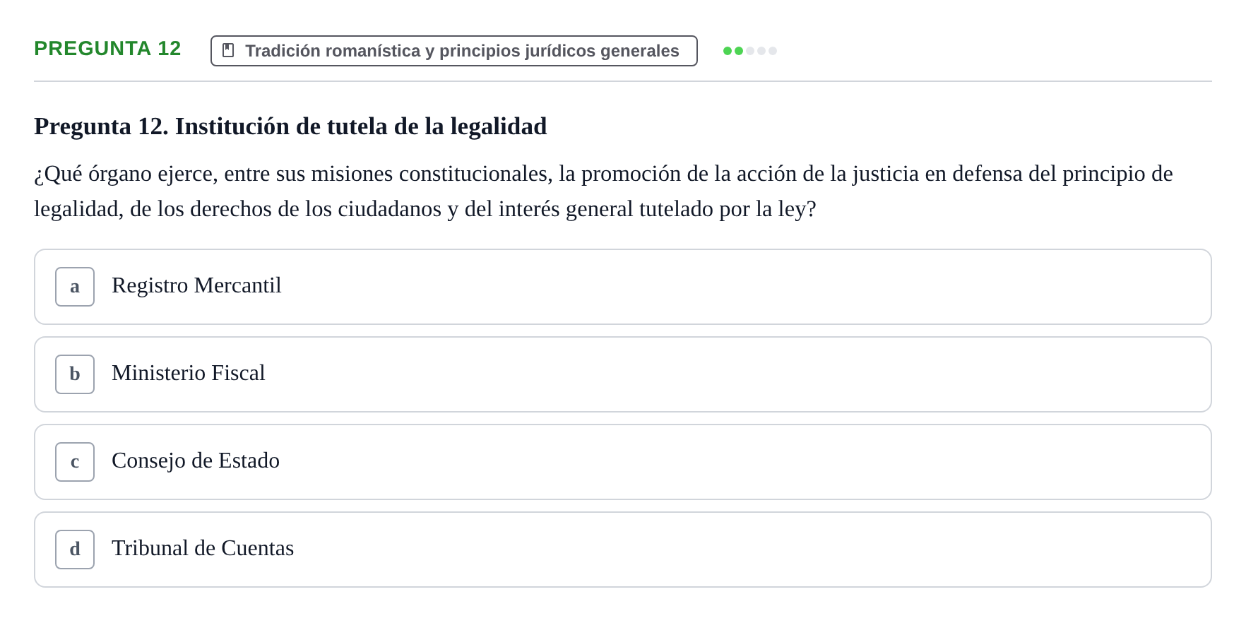 Enunciado: Pregunta 12