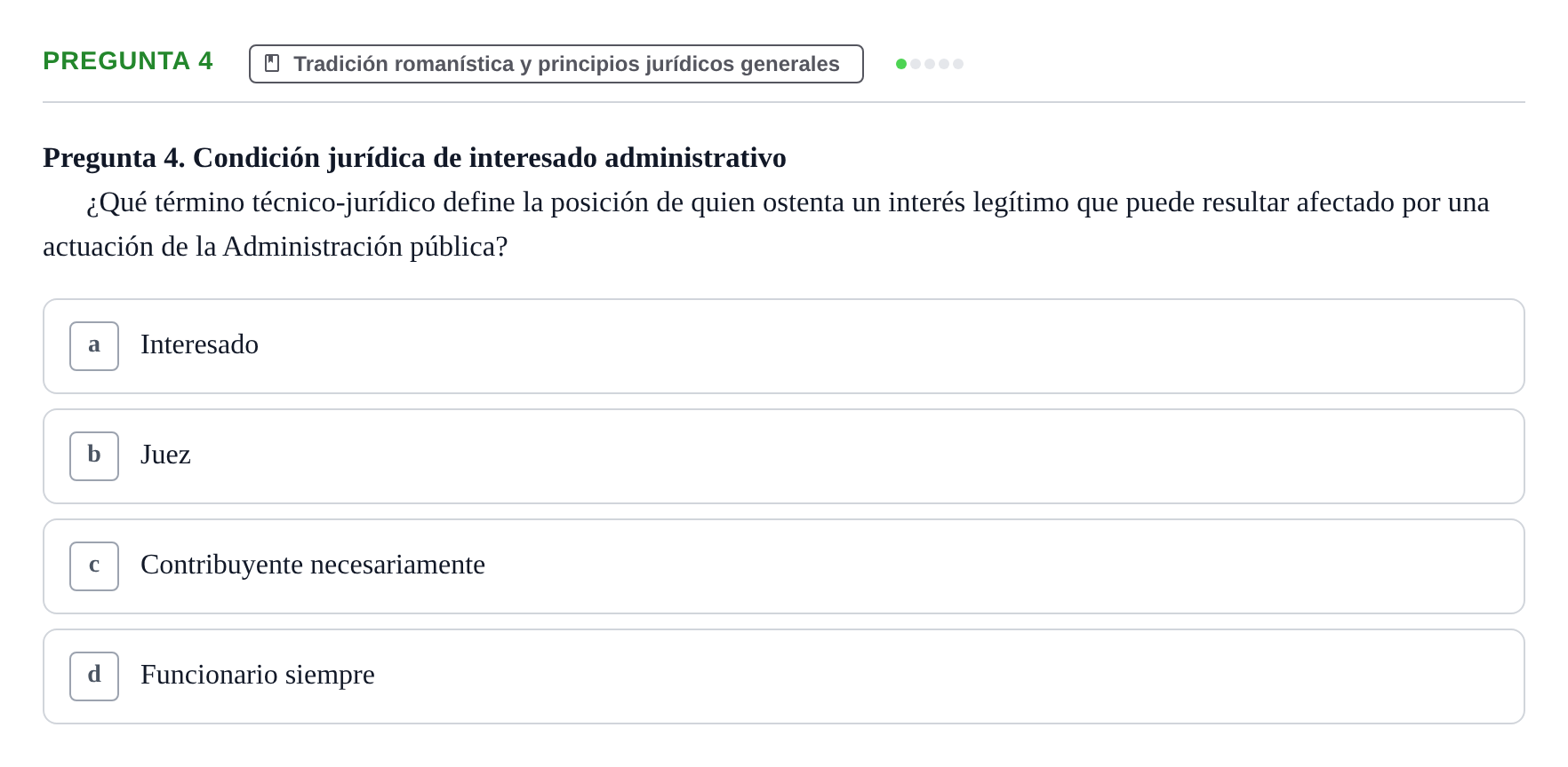 Enunciado: Pregunta 4