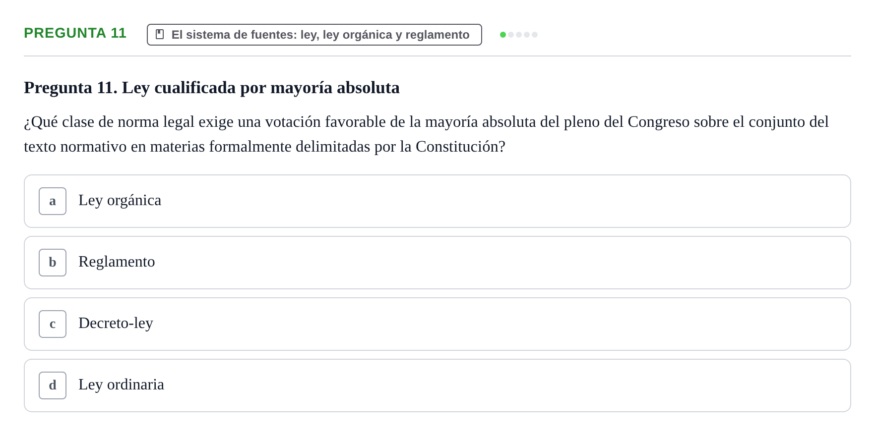 Enunciado: Pregunta 11