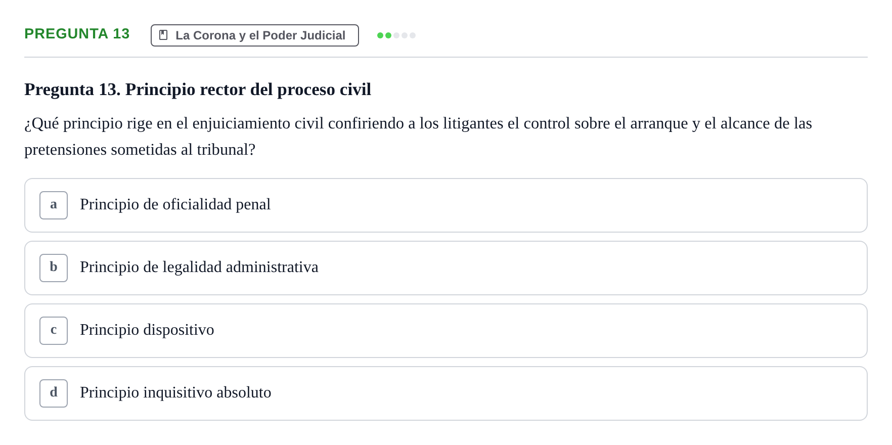 Enunciado: Pregunta 13