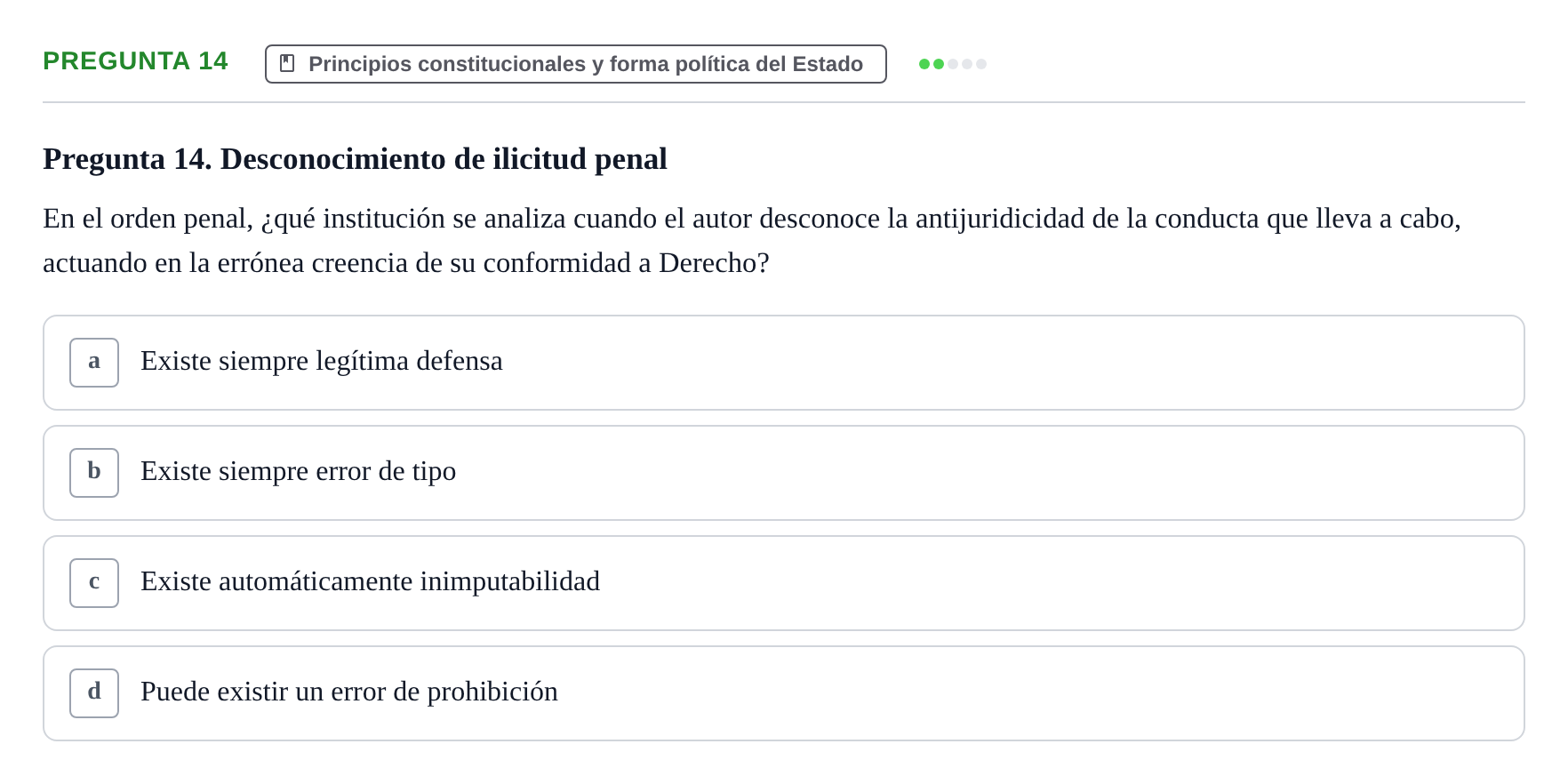 Enunciado: Pregunta 14
