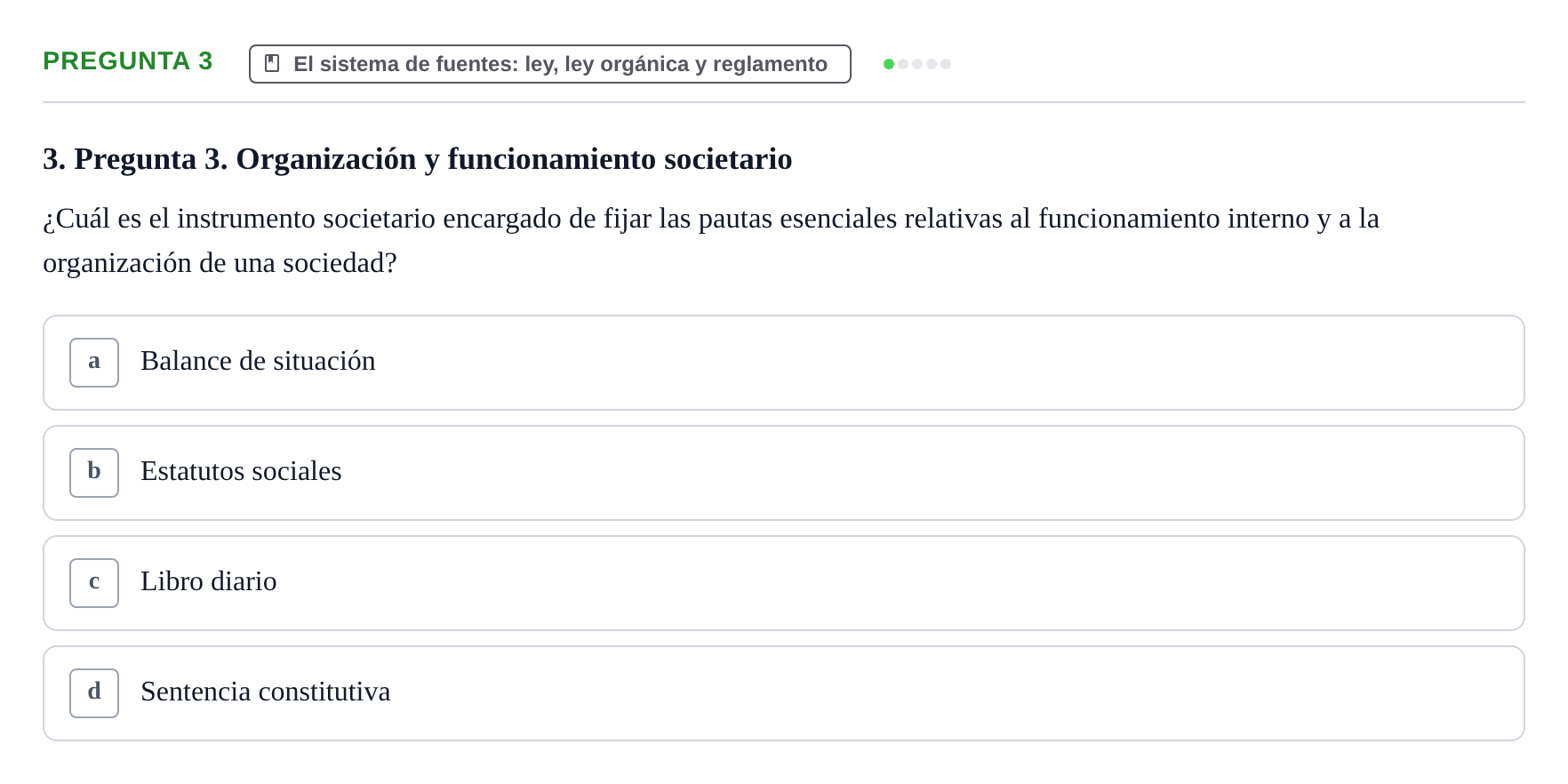 Enunciado: Pregunta 3