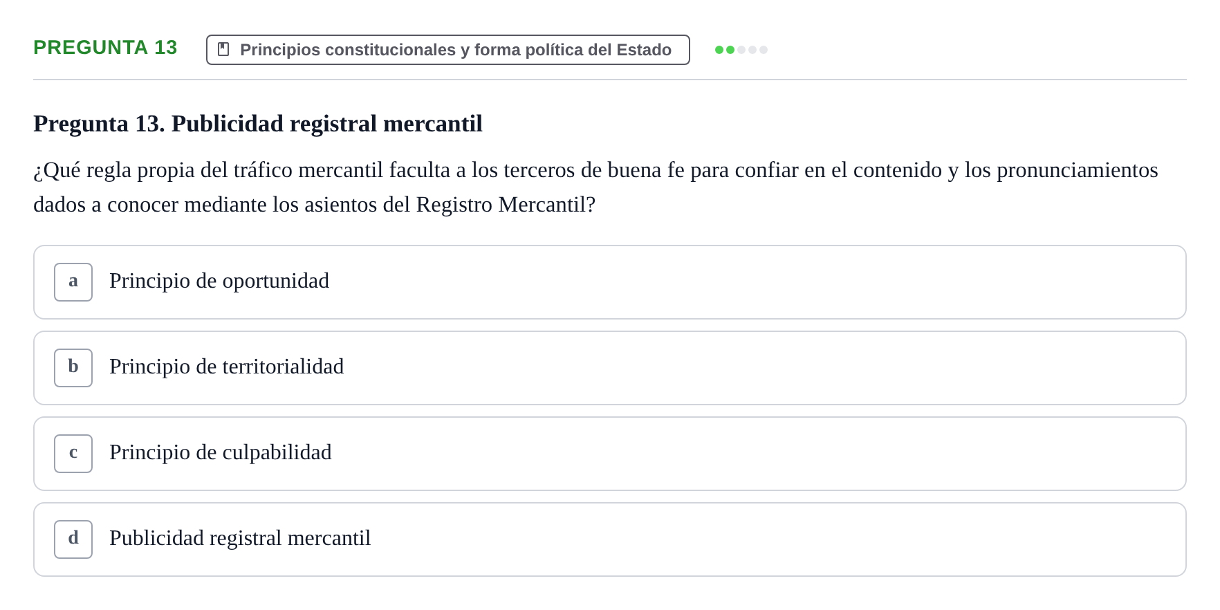 Enunciado: Pregunta 13